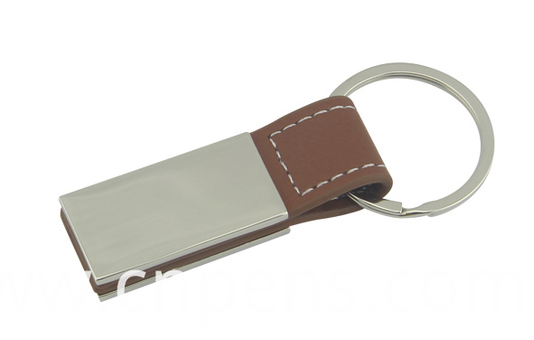 Multi Function Pull out Leather Keyring with Custom Logo (F3026)